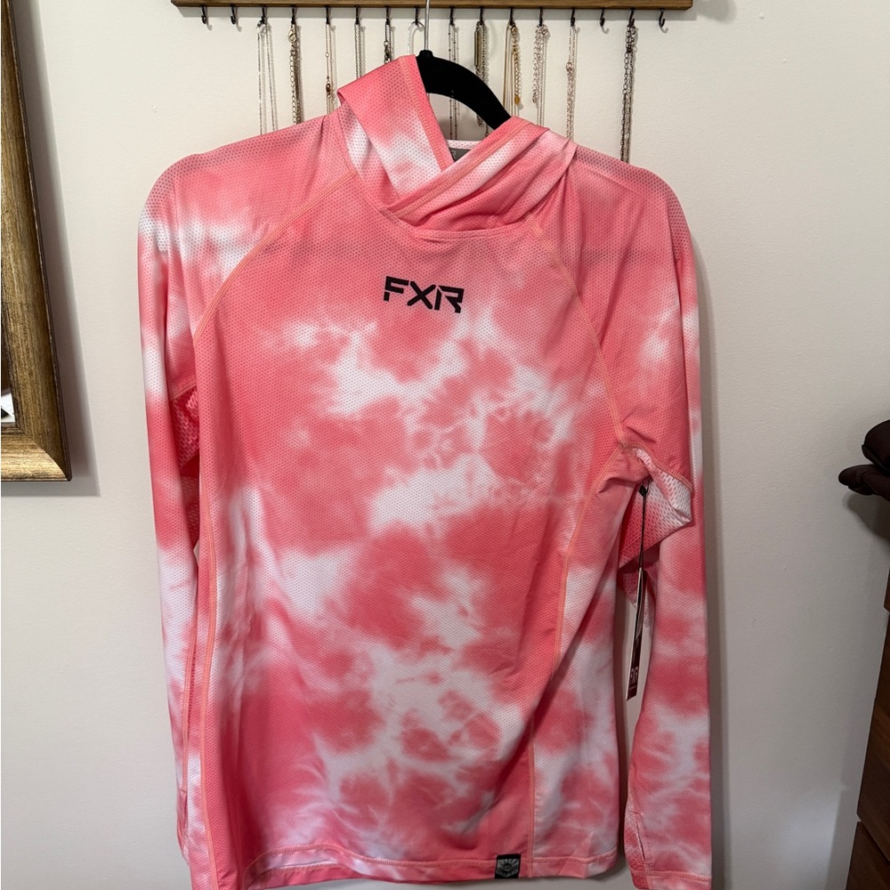 FXR Women's Pink Tie-Dye Long Sleeve Top